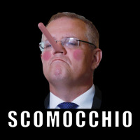 Scott Morrison Scomocchio Funny Trending Politician Face Adjustable Cap | Artistshot