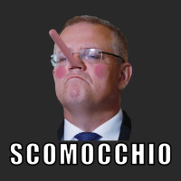 Scott Morrison Scomocchio Funny Trending Politician Face Printed Hat | Artistshot