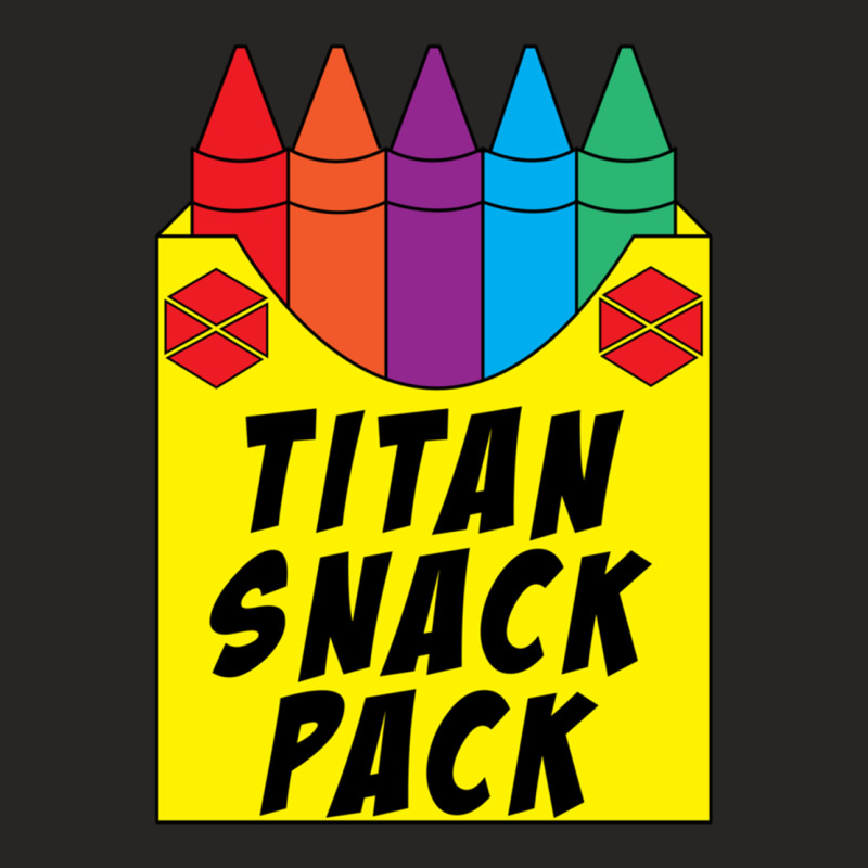 Titan Snack Pack Ladies Fitted T-Shirt by ERNIEHERNANDEZ | Artistshot