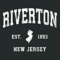 Riverton New Jersey Nj Vintage Athletic Sports Design T Shirt Women's Triblend Scoop T-shirt | Artistshot