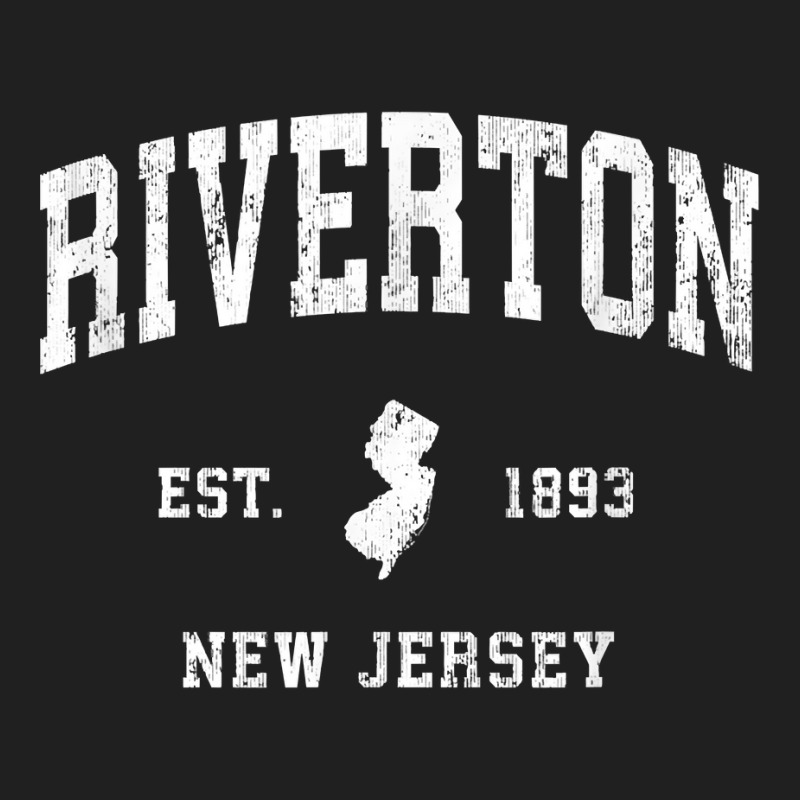 Riverton New Jersey Nj Vintage Athletic Sports Design T Shirt Ladies Polo Shirt by cm-arts | Artistshot