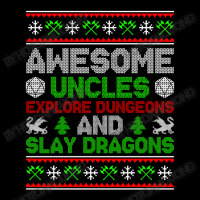 Awesome Uncles Tabletop Christmas D20 Ugly Sweater Long Sleeve Shirts | Artistshot