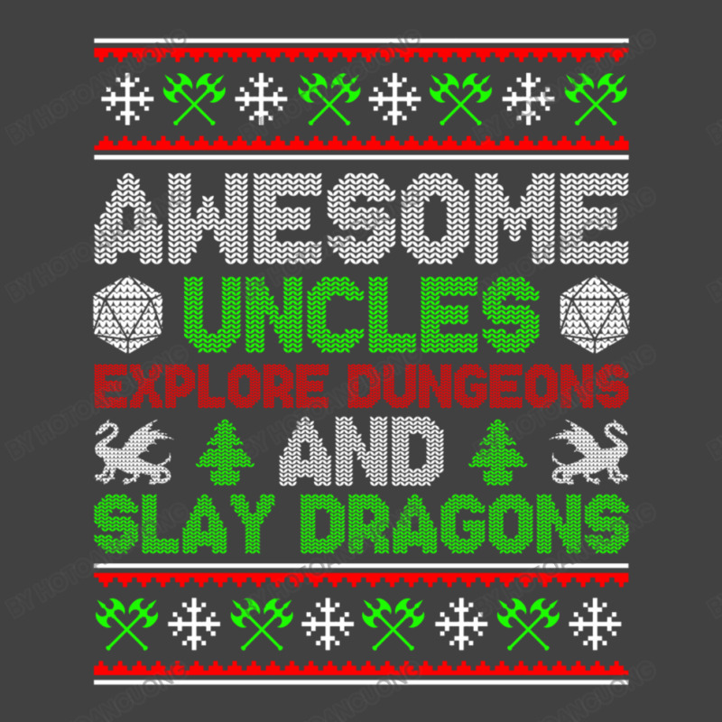 Awesome Uncles Tabletop Christmas D20 Ugly Sweater Vintage T-Shirt by hotoancuong | Artistshot