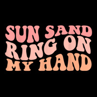 Wavy Sun Sand Drink In My Hand Ring On My Hand Bachelorette T Shirt Men's Long Sleeve Pajama Set | Artistshot