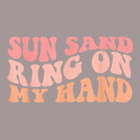 Wavy Sun Sand Drink In My Hand Ring On My Hand Bachelorette T Shirt Vintage Short | Artistshot