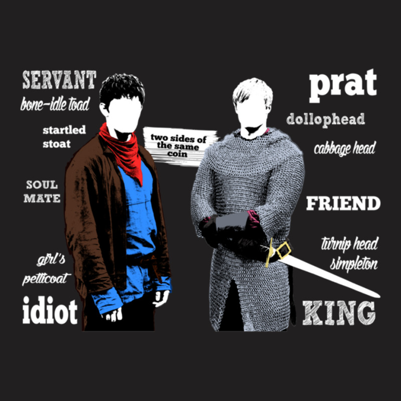 Merlin And Arthur Titles T-shirt | Artistshot