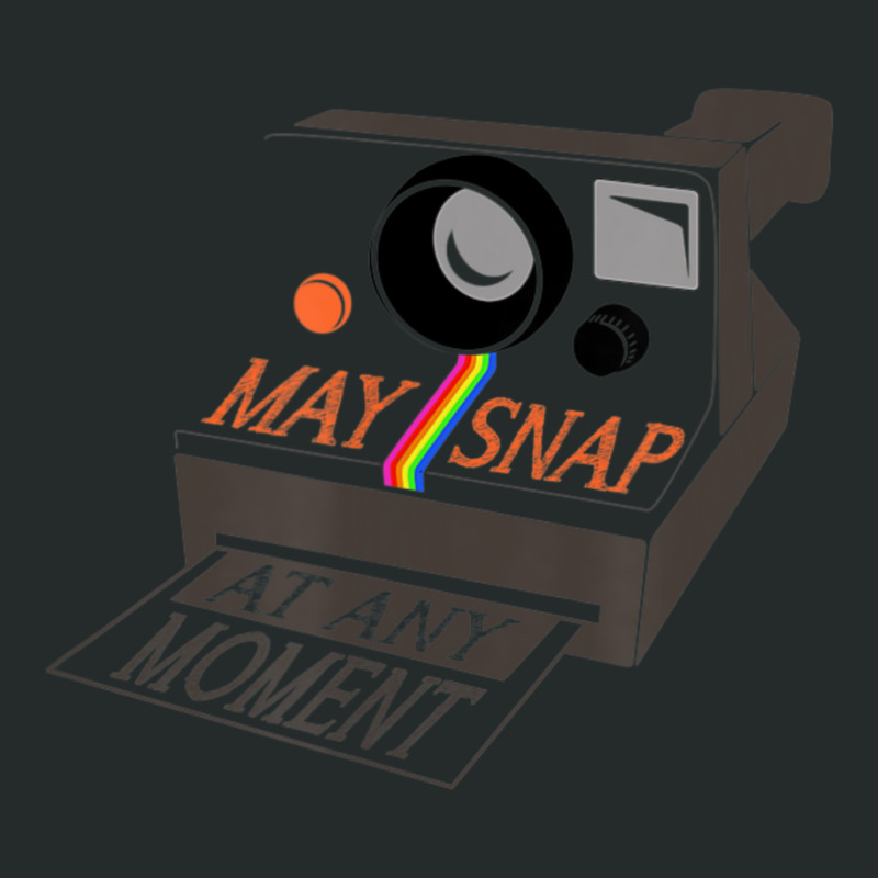 May Snap At Any Moment Photographer Humor Women's Triblend Scoop T-shirt by Mata Gibson | Artistshot