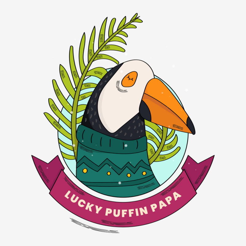 Lucky Puffin Bird Papa Baby Bibs by Snap Jolly | Artistshot