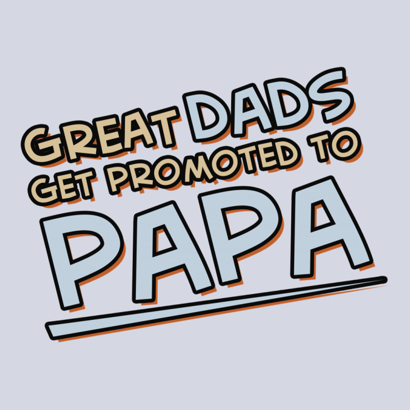 Great Dads Get Promoted To Papa Fleece Short | Artistshot
