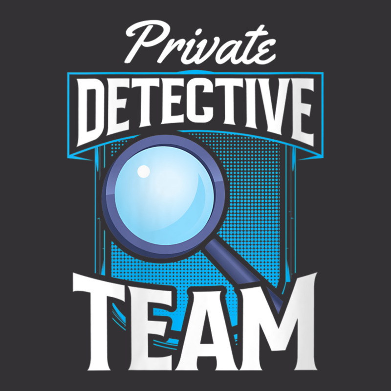 Womens Private Detective Team Spy Investigator Investigation V Neck T Vintage Hoodie by cm-arts | Artistshot