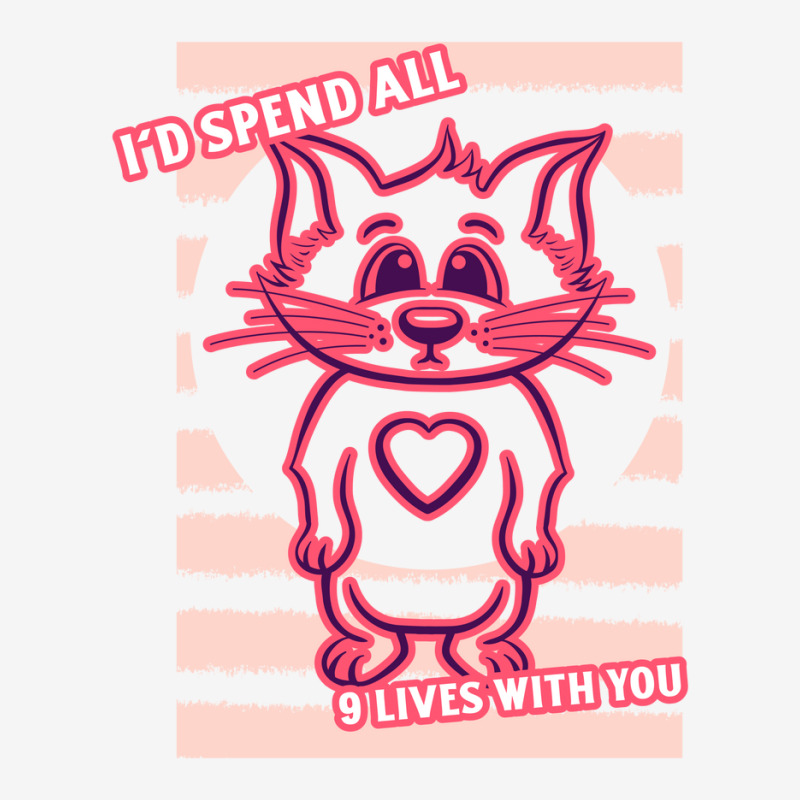 Valentines Day Cat Nine Lives Couple Love Pun Baby Bibs by Snap Jolly | Artistshot