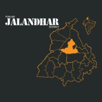 Punjab Jalandhar District Women's Triblend Scoop T-shirt | Artistshot