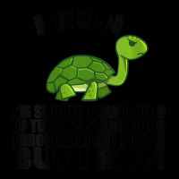 Womens I Run Slower Than Turtles In Peanut Butter Running V-neck Long Sleeve Shirts | Artistshot