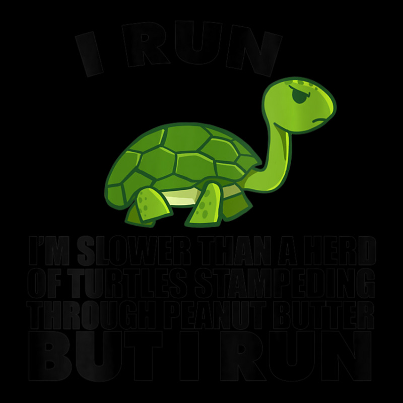 Womens I Run Slower Than Turtles In Peanut Butter Running V-neck Long Sleeve Shirts by cm-arts | Artistshot