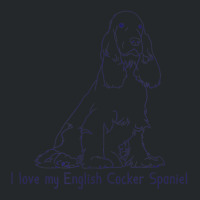 I Love My English Cocker Spaniel Dog Breed Love Crewneck Sweatshirt | Artistshot