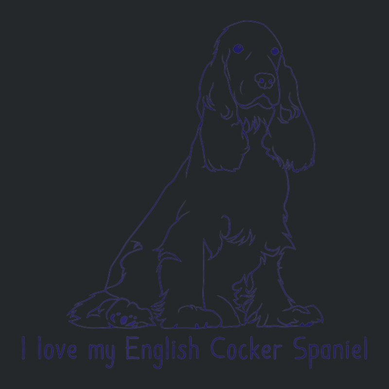 I Love My English Cocker Spaniel Dog Breed Love Crewneck Sweatshirt by Mello Greenwood | Artistshot