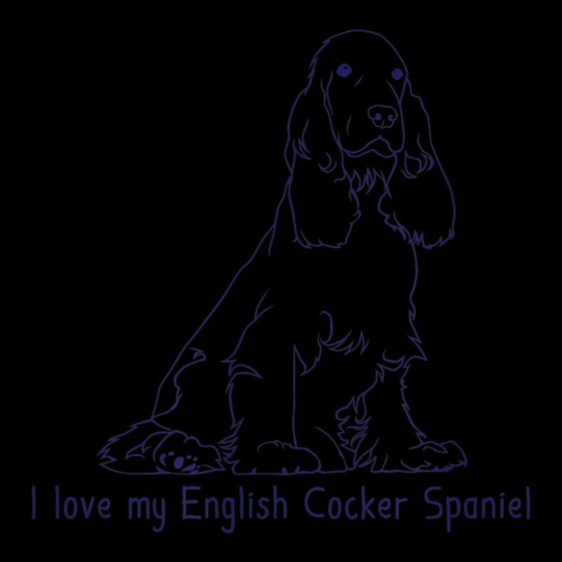 I Love My English Cocker Spaniel Dog Breed Love Lightweight Hoodie by Mello Greenwood | Artistshot