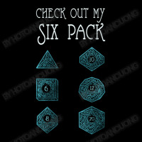 Check Out My Six Pack Dice Dragon Master Rpg Dm Gaming Baby Tee | Artistshot