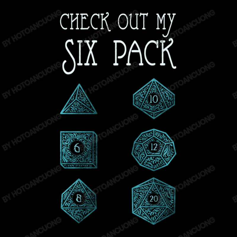 Check Out My Six Pack Dice Dragon Master Rpg Dm Gaming Baby Tee | Artistshot