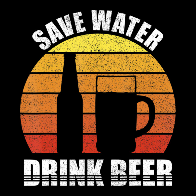 Retro Save Water Drink Beer Craft Beer Lovers Vintage V-Neck Tee by Adcock Salmon | Artistshot