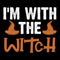 Halloween I'm With The Witch Couple Costume Pocket T-shirt | Artistshot