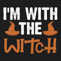 Halloween I'm With The Witch Couple Costume Classic T-shirt | Artistshot