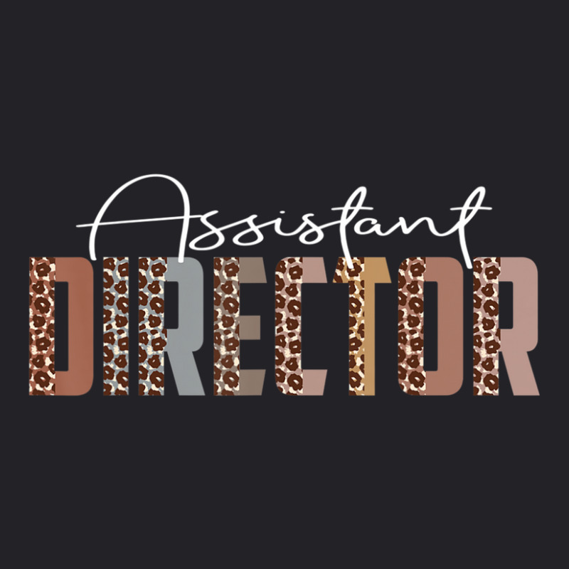 Leopard Assistant Director Job Title School Worker Youth Tee by cm-arts | Artistshot