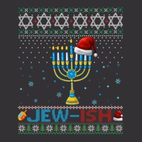 Jewish Jewish Pun Menorah Santa Hanukkah Christmas Ugly Vintage Hoodie And Short Set | Artistshot