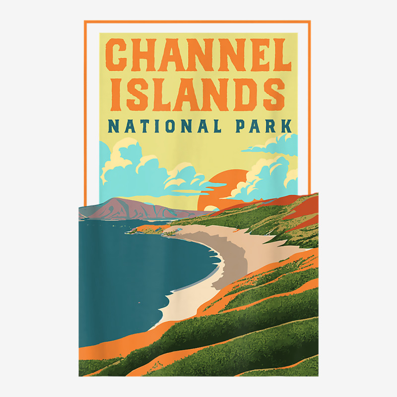 Channel Islands California Wpa National Parks Poster Retro T Shirt Adjustable Cap by cm-arts | Artistshot