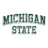 Michigan State Spartans Retro Arch Heather Gray Pullover Hoodie Unisex Hoodie | Artistshot