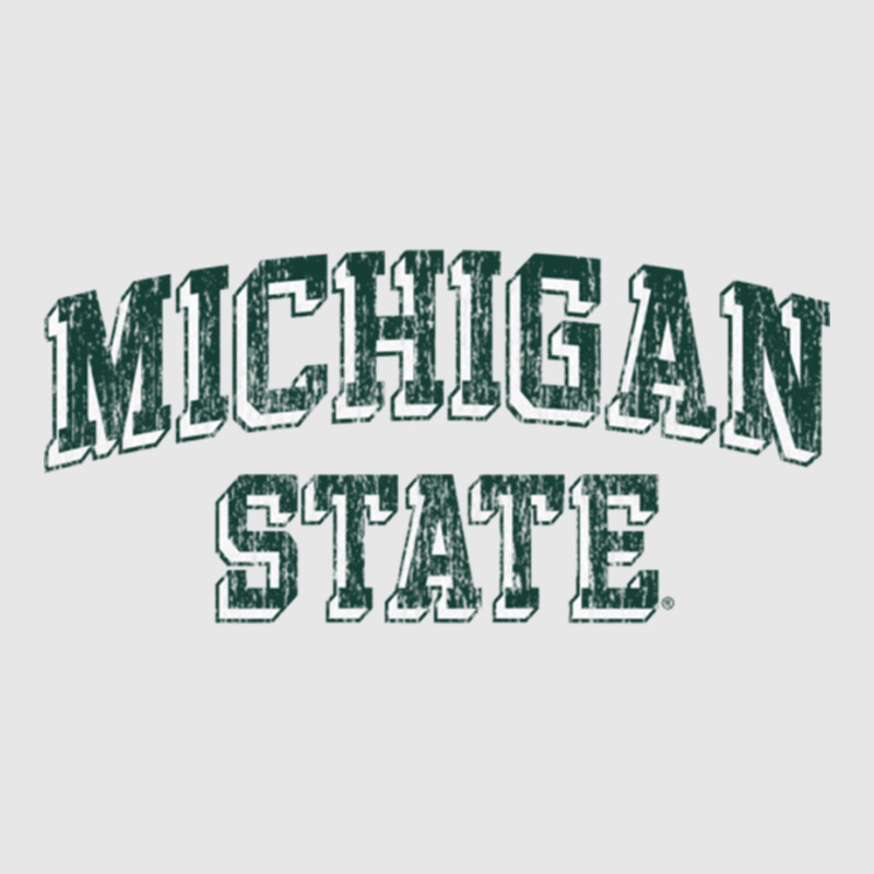 Michigan State Spartans Retro Arch Heather Gray Pullover Hoodie Unisex Jogger | Artistshot