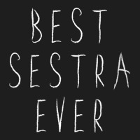 Womens Best Sestra Ever   Cool Slavic Favorite Sister V Neck T Shirt Classic T-shirt | Artistshot