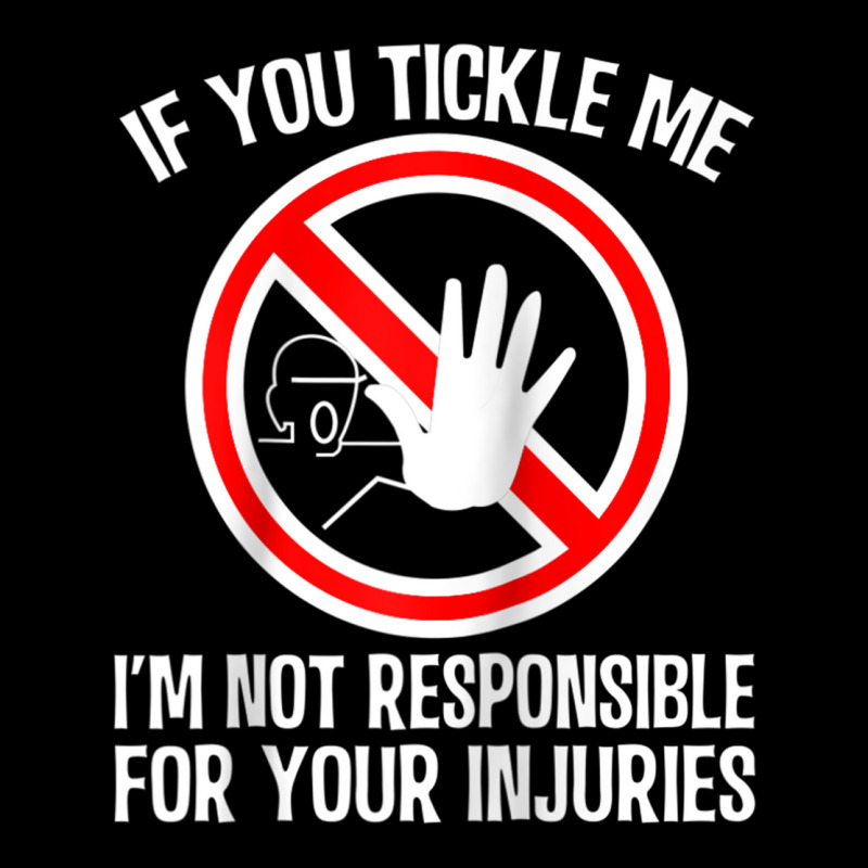 If You Tickle Me, I'm Not Responsible For Your Injuries Raglan Basebal Adjustable Cap by cm-arts | Artistshot