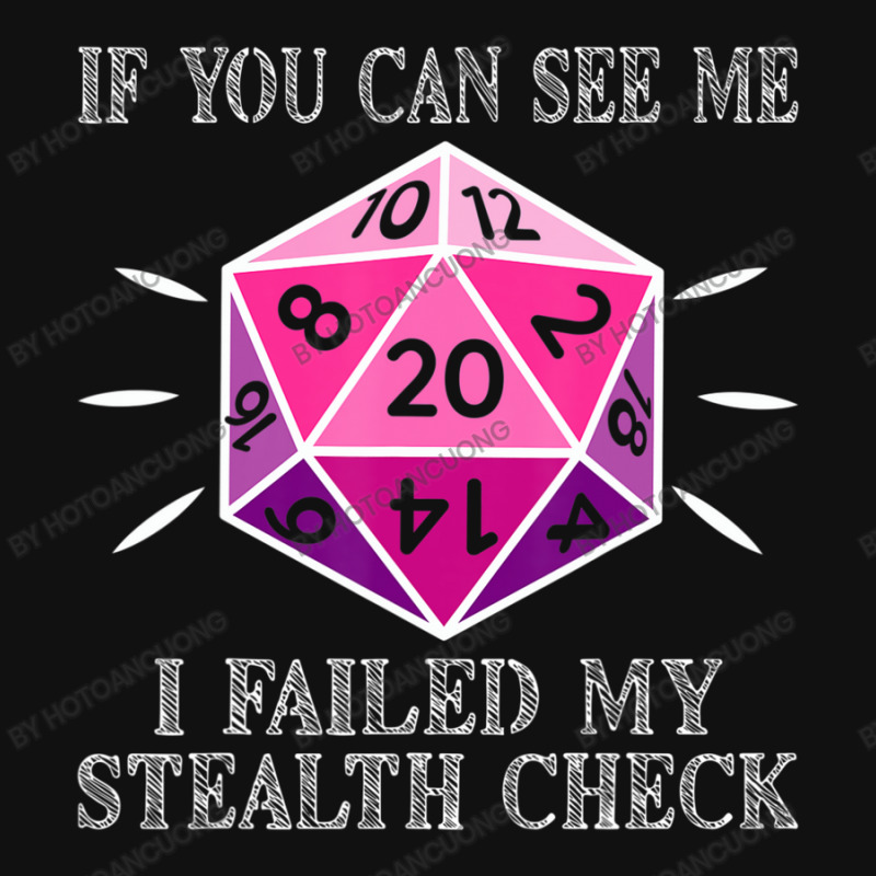 D20 Rpg Gaming If You Can See Me I Failed My Stealth Check Baby Bibs by hotoancuong | Artistshot