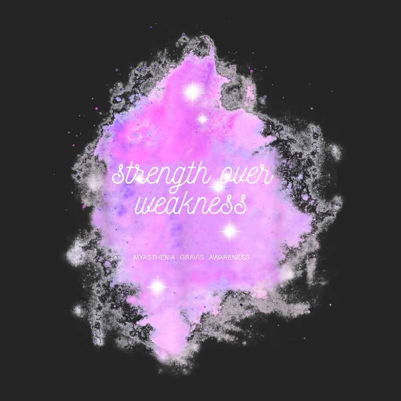 Strength Over Weakness Galaxy   Myasthenia Gravis Awareness T Shirt 3/4 Sleeve Shirt | Artistshot