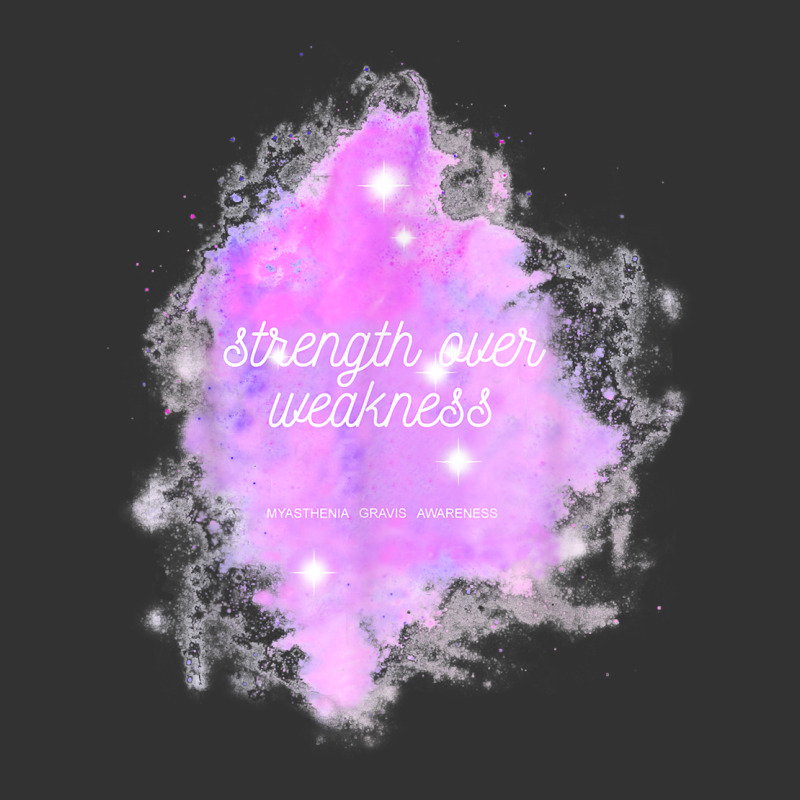 Strength Over Weakness Galaxy   Myasthenia Gravis Awareness T Shirt Baby Bodysuit | Artistshot