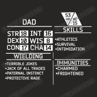 Dad Stats Dungeons Gamer D20 Tabletop Dragons Nerdy Ladies Fitted T-shirt | Artistshot