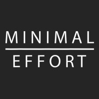 Mens Minimal Effort Slogan Mens Unisex Hoodie | Artistshot