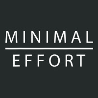 Mens Minimal Effort Slogan Mens Women's Triblend Scoop T-shirt | Artistshot