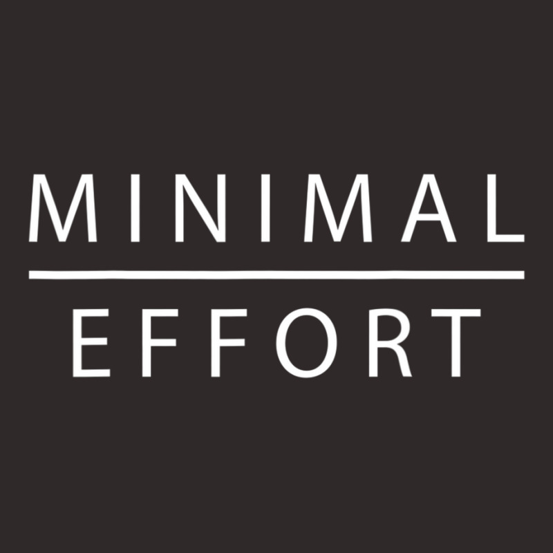 Mens Minimal Effort Slogan Mens Racerback Tank by Mata Gibson | Artistshot