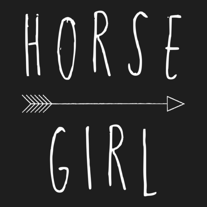 Horse Girl Classic T-shirt by cm-arts | Artistshot