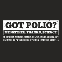 Polio Vaccine Pro Vaccination Thanks Science Vaccinator T Shirt Ladies Fitted T-shirt | Artistshot