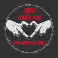 Satan Loves You For Who You Are Devil Satanic Goth Pagan Vintage Hoodie And Short Set | Artistshot