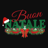 Italian Christmas Design Tanti Auguri Buon Natale Raglan Baseball Tee Crop Top | Artistshot