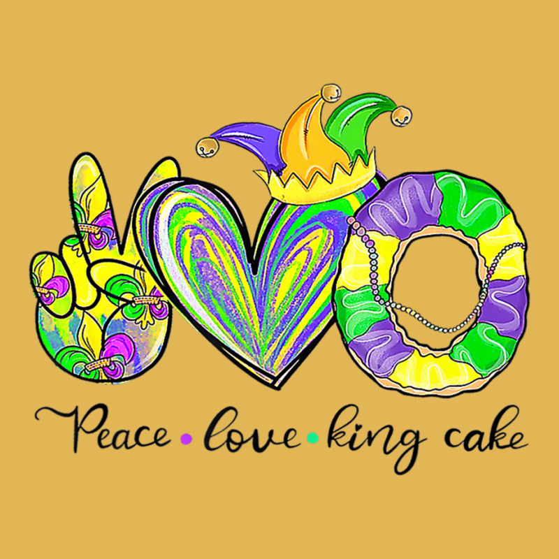 Peace Love King Cake Mardi Gras Tshirt Men Women Kids Premium T Shirt Vintage Hoodie And Short Set | Artistshot