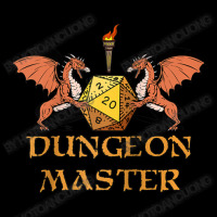 Dragons Holding A D20 Tabletop Gaming Dungeons And Master Cropped Hoodie | Artistshot