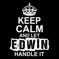 Keep Calm And Let Edwin Handle It Fleece Short | Artistshot