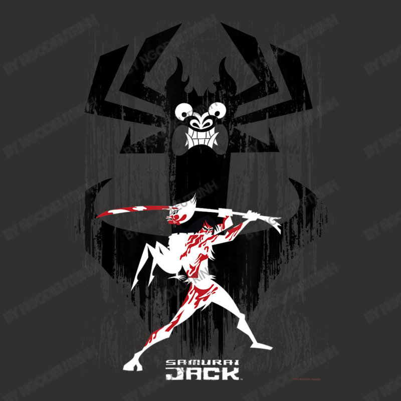 Cn Samurai Jack Aku Distressed Silhouettes Champion Hoodie by ngodieutrinh | Artistshot