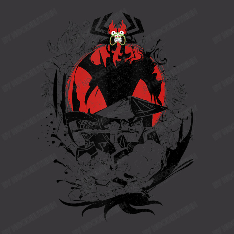 Cn Samurai Jack Aku Red Collage Ladies Curvy T-Shirt by ngodieutrinh | Artistshot