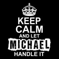 Keep Calm And Let Michael Handle It Fleece Short | Artistshot